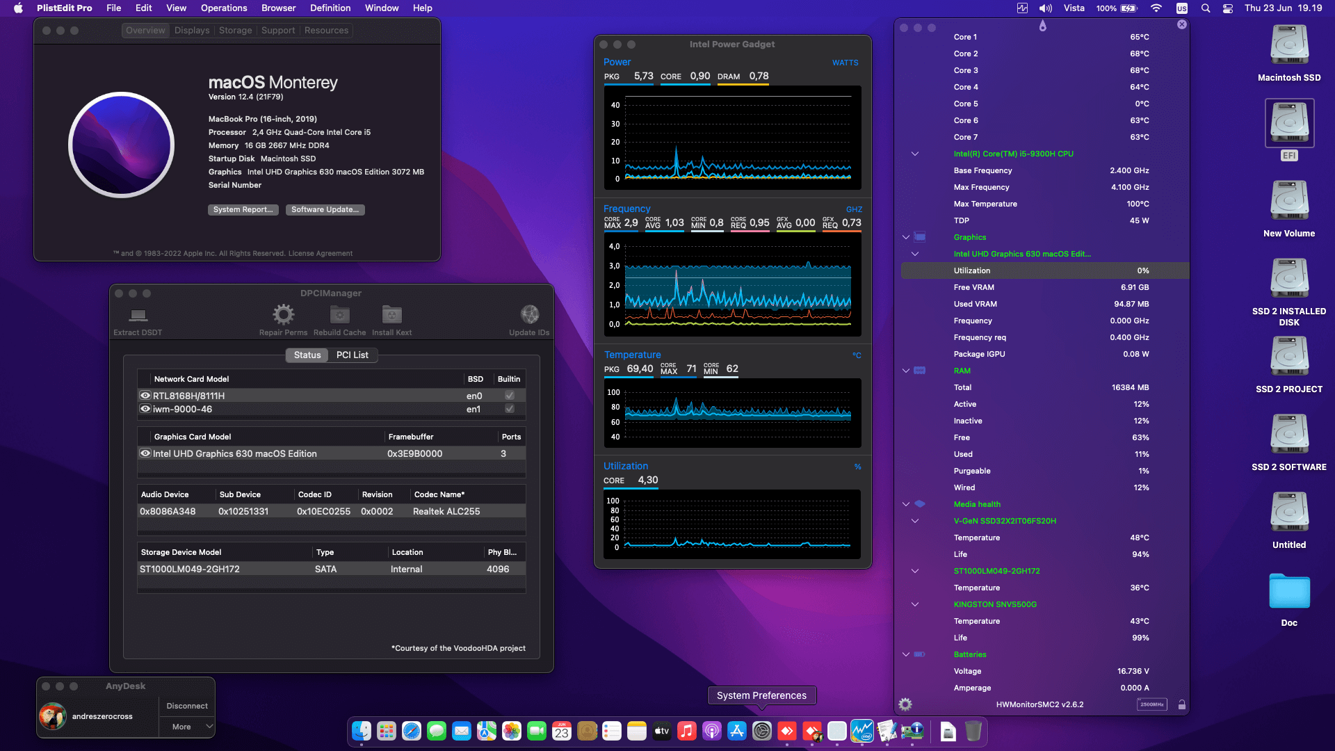 Acer Nitro 5 AN515 54 59CA [CoffeeLake   Intel UHD 630 + I2C]   OpenCore 1